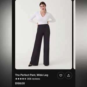 SPANX perfect wide leg pant - Black size Small